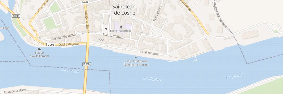 Plan du 2 Pl Jean Bart à Saint-Jean-de-Losne
