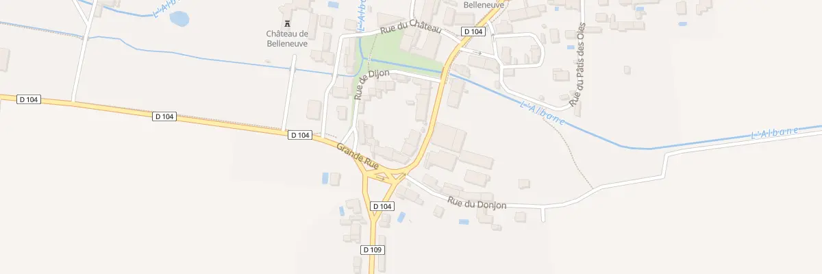 Plan du 6 Grande Rue à Belleneuve
