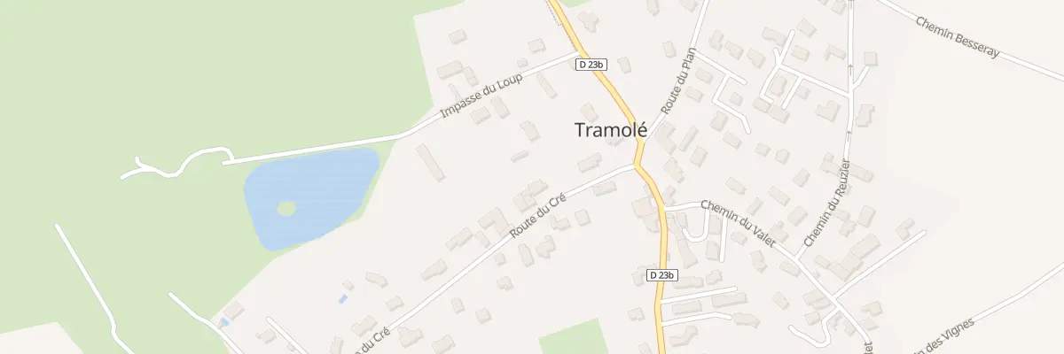 Plan du 87 Rte du Cre à Tramolé