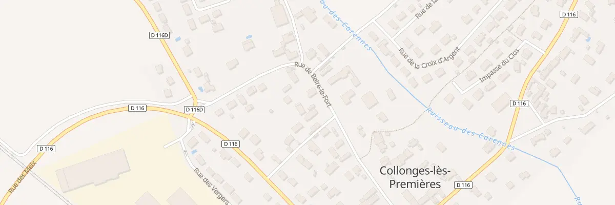 Plan du 19 Rue de Beire-le-fort à Collonges-et-Premières