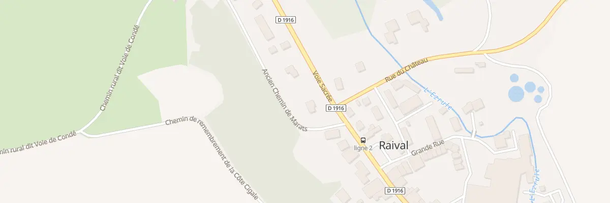 Plan du 29 Voie Sacrée à Rosnes à Raival
