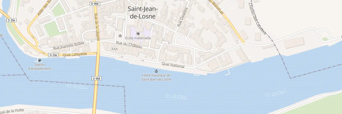 Plan du 35 Quai National à Saint-Jean-de-Losne