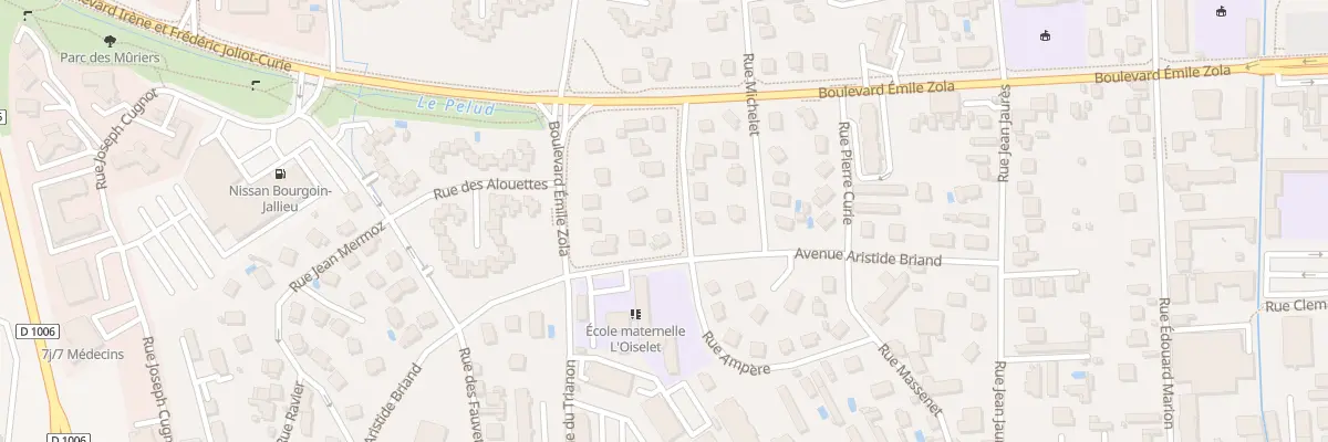 Plan du 17 Rue Ampère à Bourgoin-Jallieu