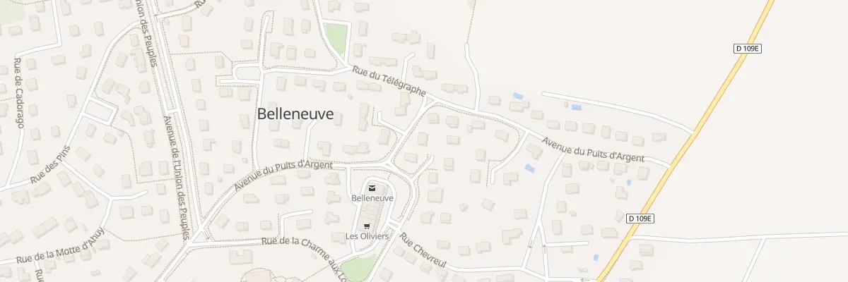 Plan du 19 Av du Puits d’Argent à Belleneuve