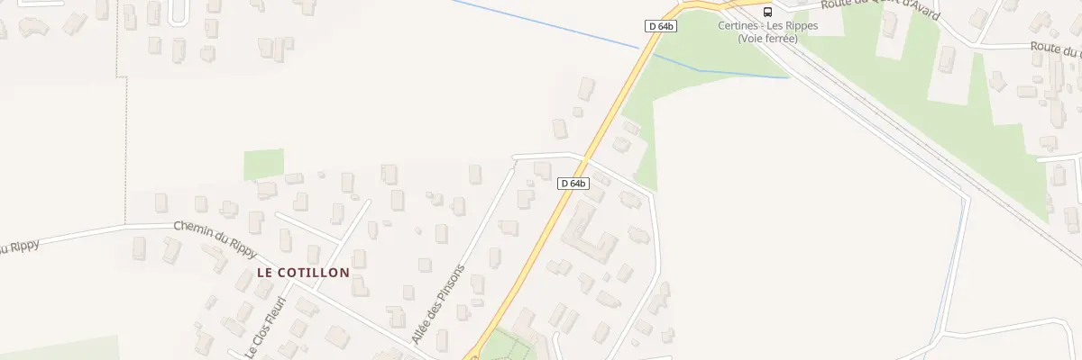 Plan du 14 All des Pinsons à Certines
