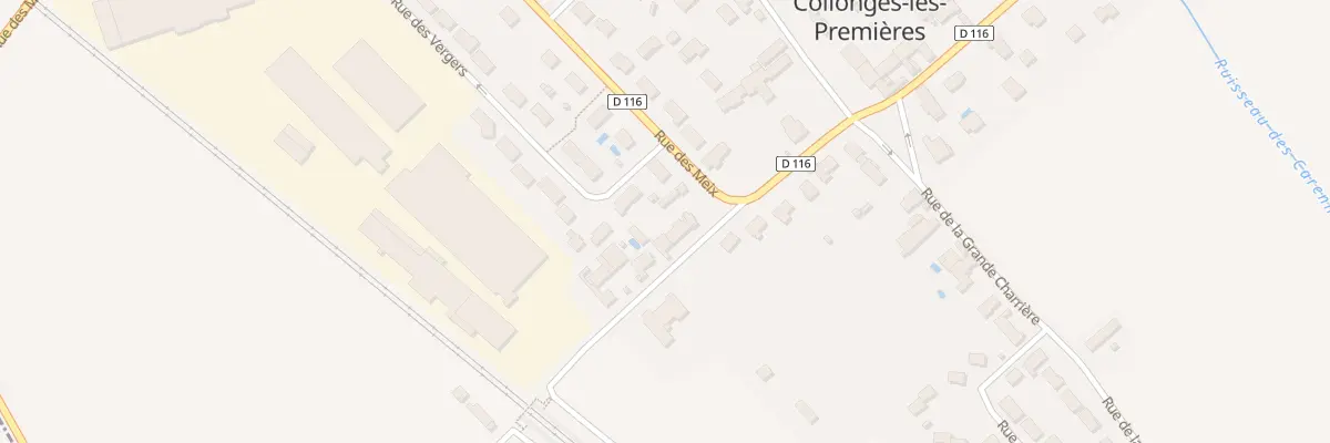 Plan du 8 Rue de la Gare à Collonges-et-Premières