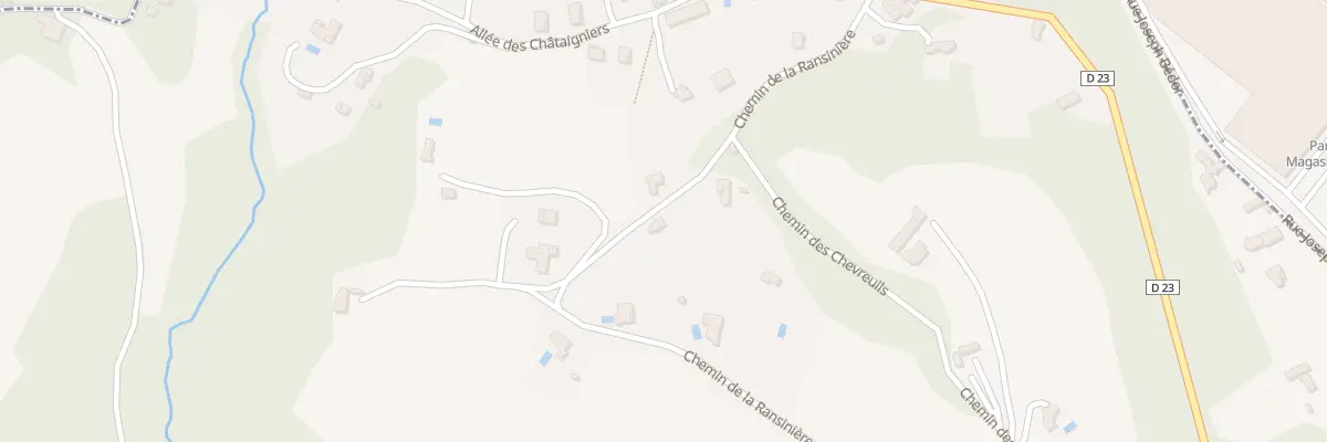 Plan du 868 Che de la Ransiniere à Maubec