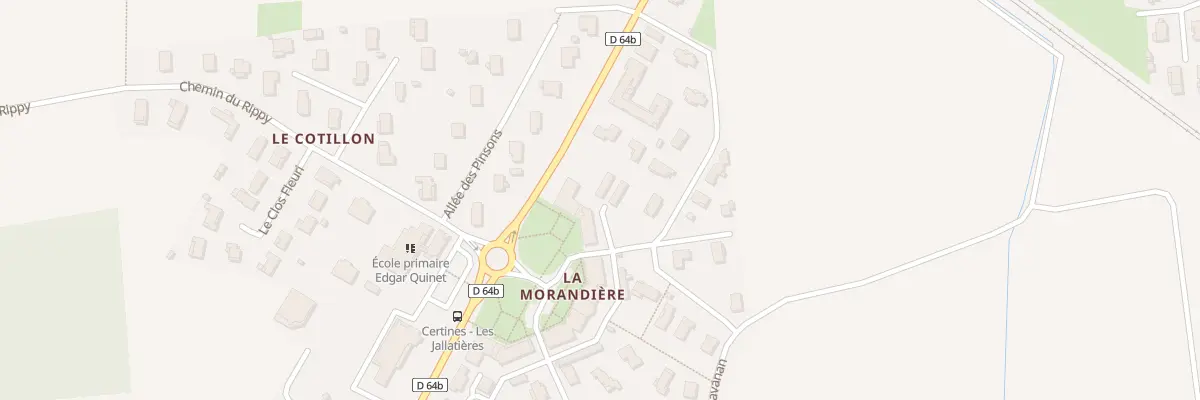 Plan du 5362 La Morandière à Certines