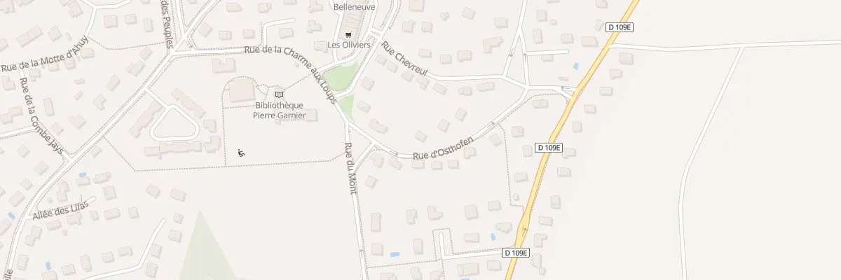 Plan du 6 Rue d’Osthofen à Belleneuve