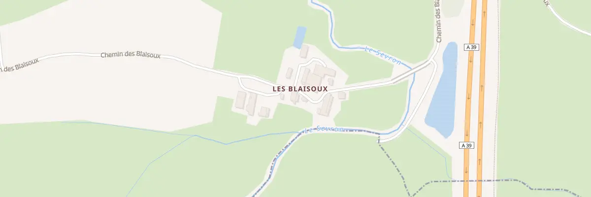 Plan du 1083 Che des Blaisoux à Pirajoux