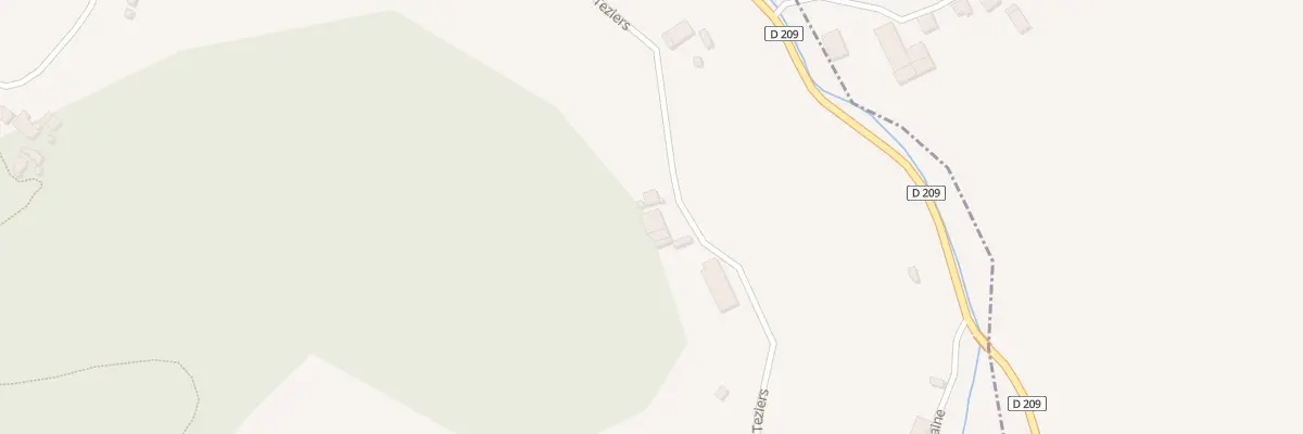 Plan du 290 Che des Teziers à Rochechinard