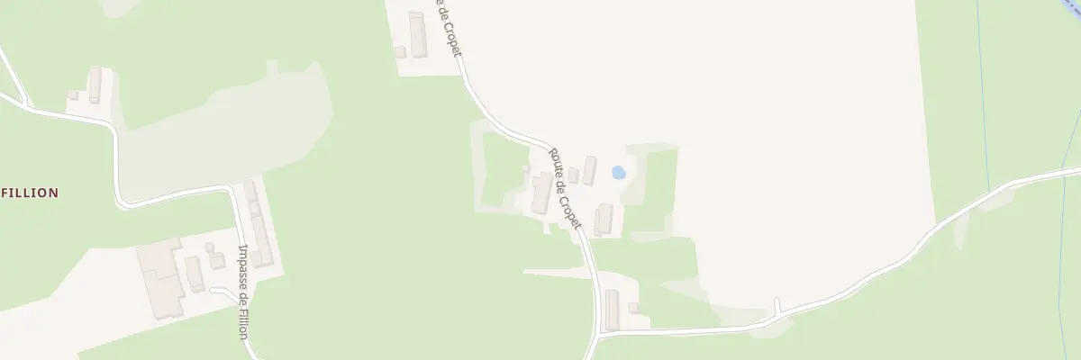 Plan du 1049 Rte de Cropet à Beaupont