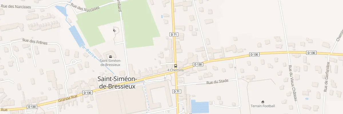 Plan du 39 Rte de la Cote St Andre à Saint-Siméon-de-Bressieux