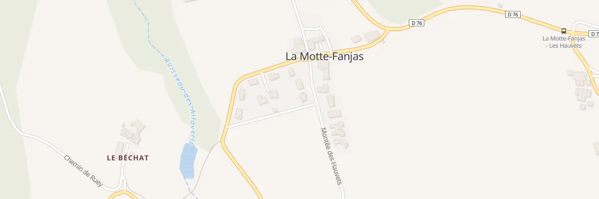 Plan du 1 Lot l’Orée du Village à La Motte-Fanjas