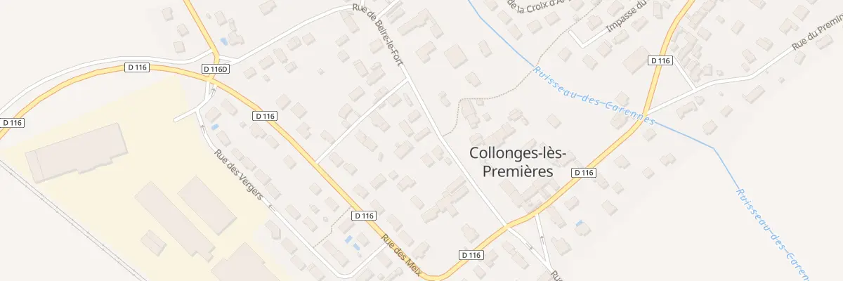 Plan du 9 Rue de Beire-le-fort à Collonges-et-Premières