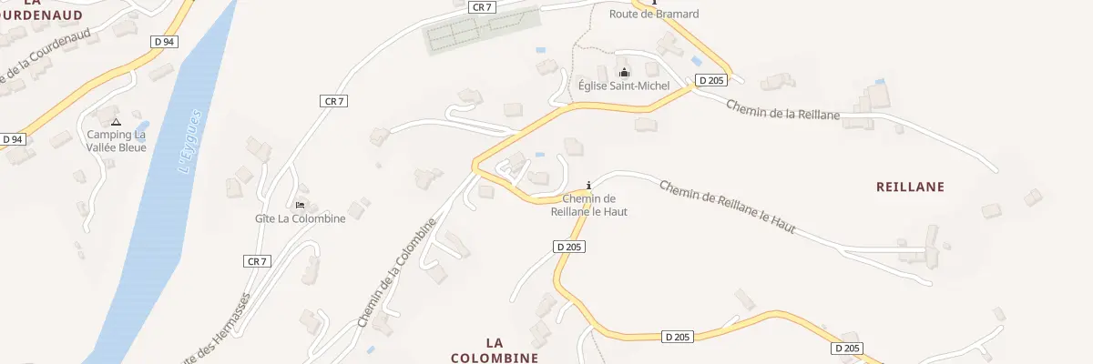 Plan du 5162 Reillane à Sahune