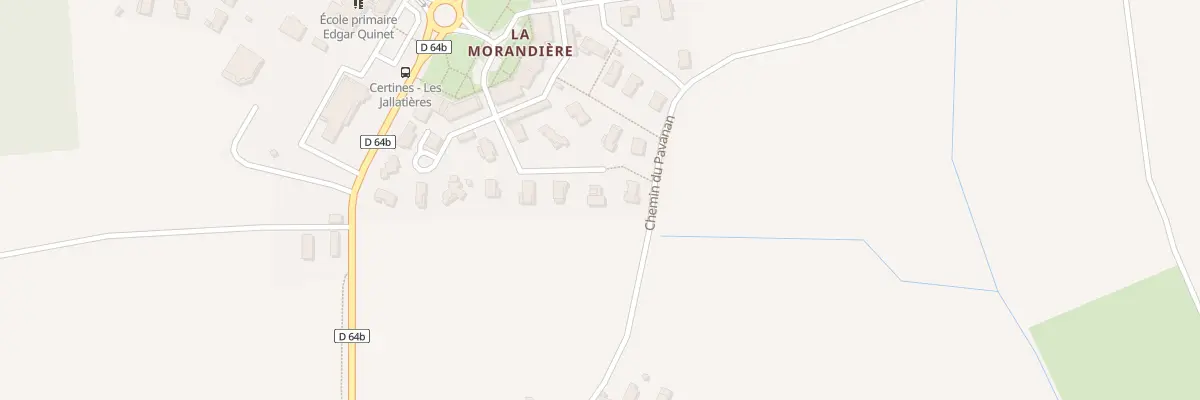 Plan du 10 La Morandière à Certines