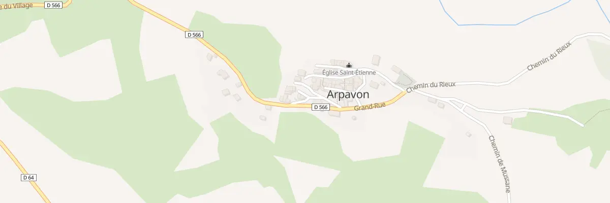 Plan du 5046 Le Village à Arpavon