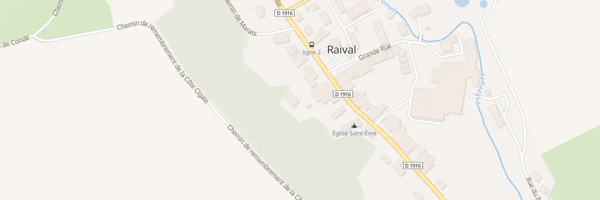 Plan du 17 Voie Sacrée à Rosnes à Raival