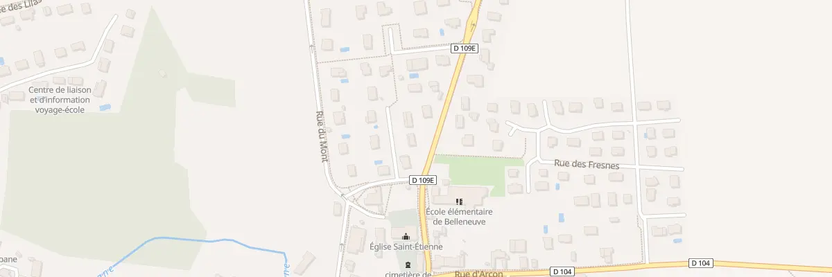 Plan du 3 Imp des Meix Fleuris à Belleneuve