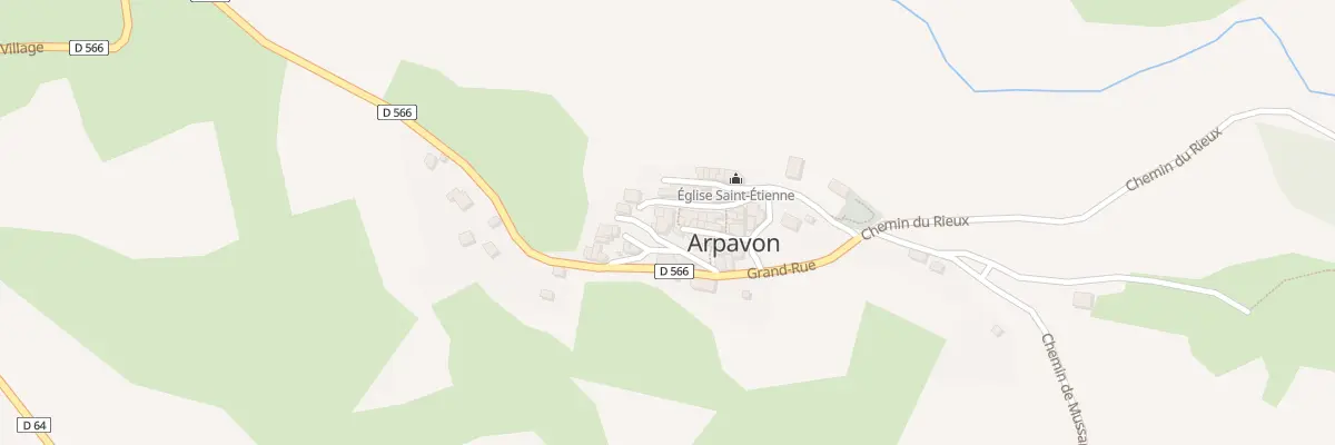 Plan du 5011 Le Village à Arpavon