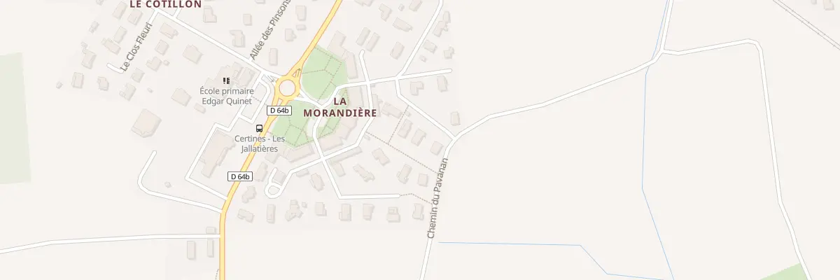 Plan du 5392 Le Chaffaud à Certines