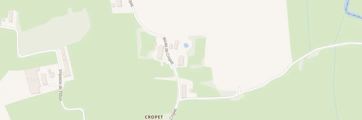 Plan du 1020 Rte de Cropet à Beaupont