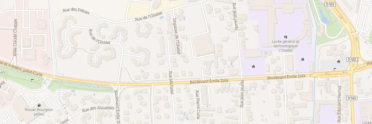 Plan du 1 Imp de l’Oiselet à Bourgoin-Jallieu