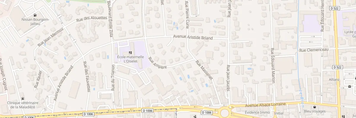 Plan du 4 Rue Ampère à Bourgoin-Jallieu
