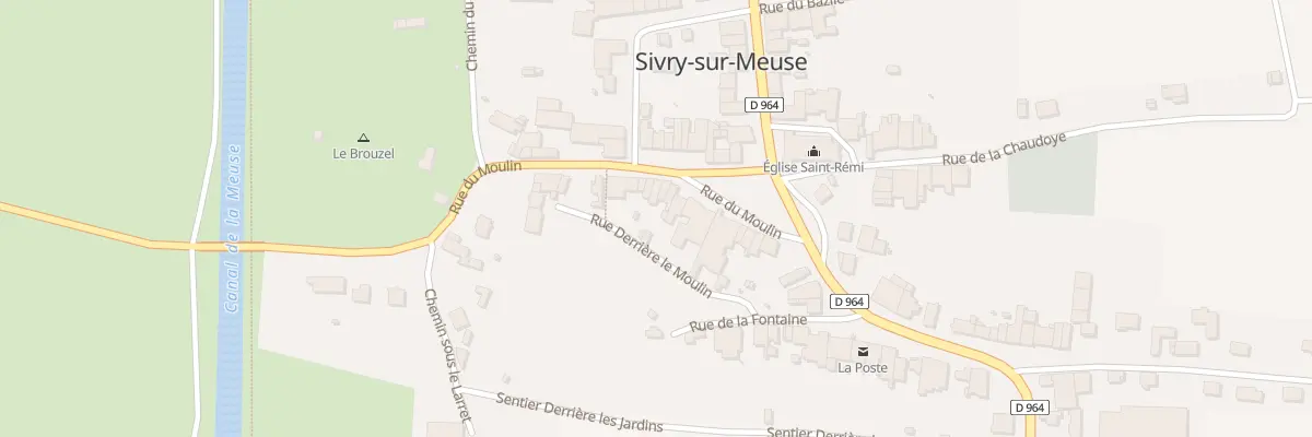 Plan du 17 Rue du Moulin à Sivry-sur-Meuse