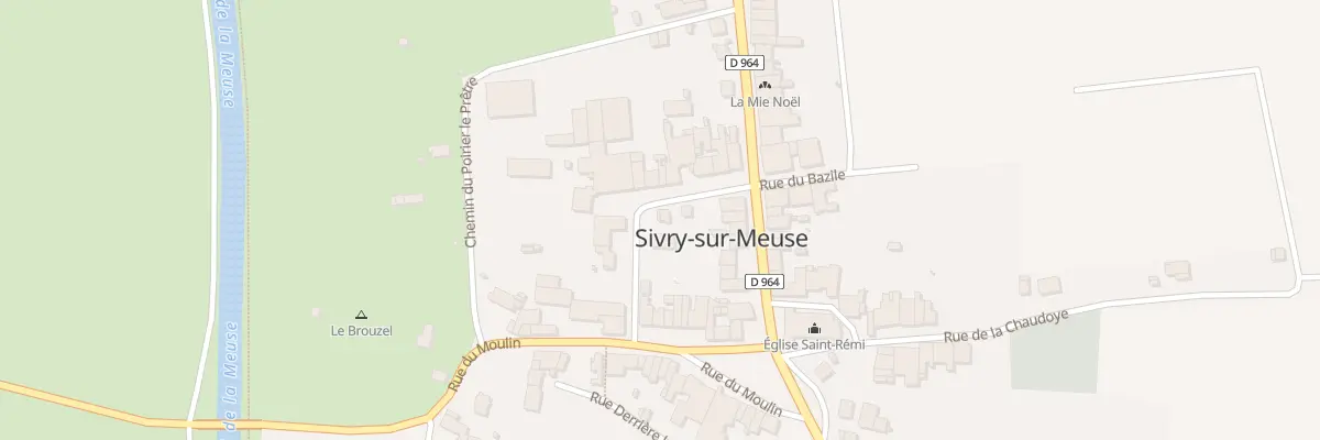Plan du 3 Rue des Quatre Vents à Sivry-sur-Meuse