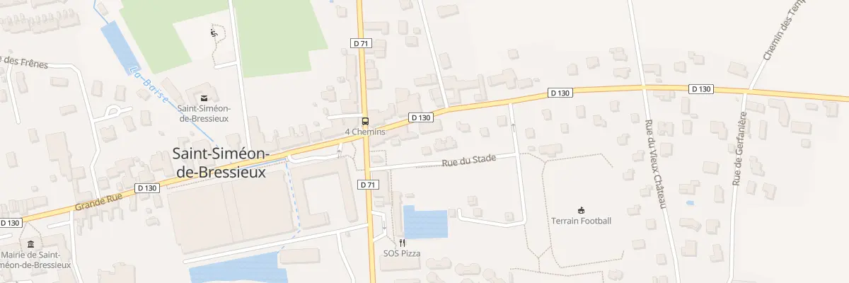 Plan du 60 Rte de St Etienne de St Geoirs à Saint-Siméon-de-Bressieux