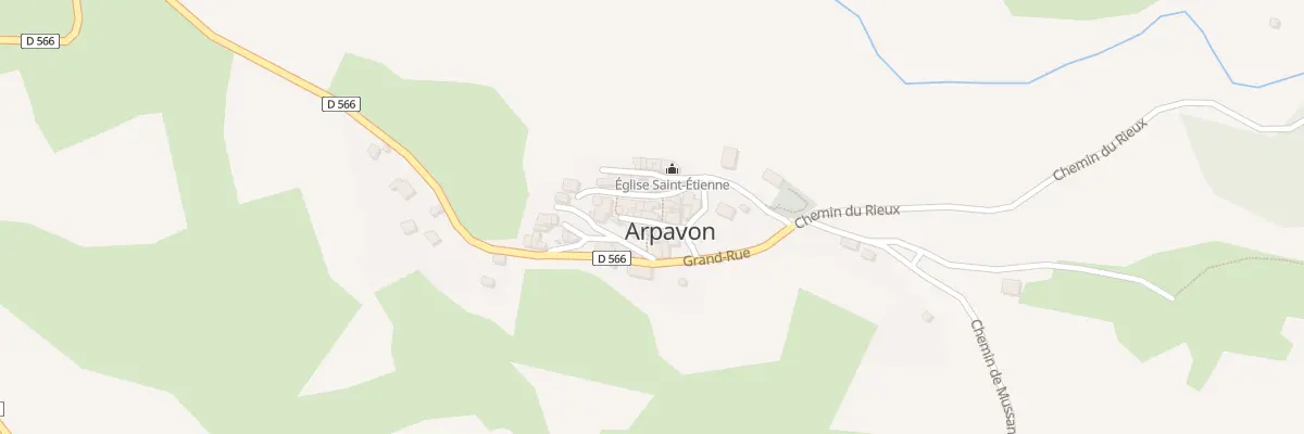 Plan du 5038 Le Village à Arpavon