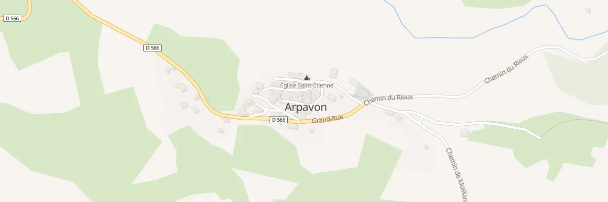Plan du 5016 Le Village à Arpavon
