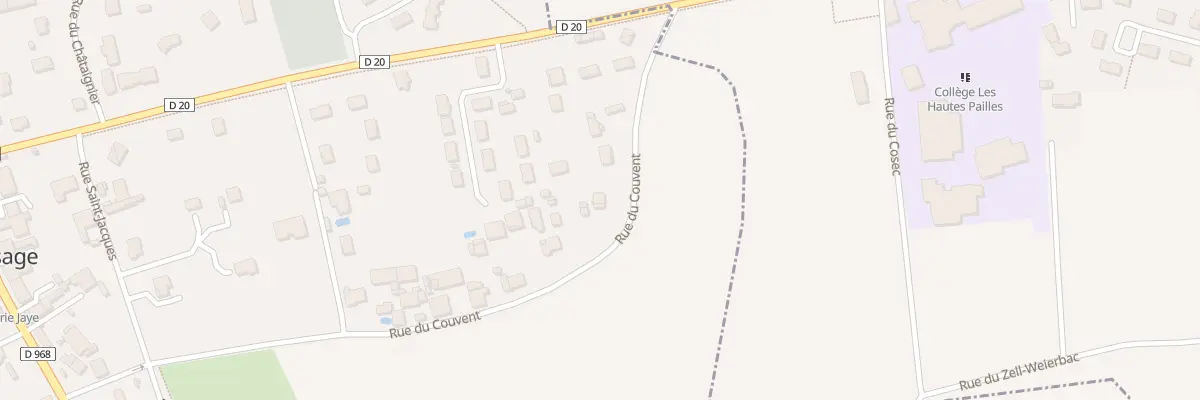 Plan du 37 Rue du Couvent à Saint-Usage