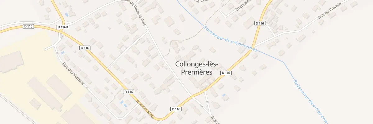 Plan du 12 Rue de Beire-le-fort à Collonges-et-Premières