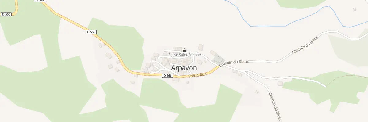 Plan du 5076 Le Village à Arpavon