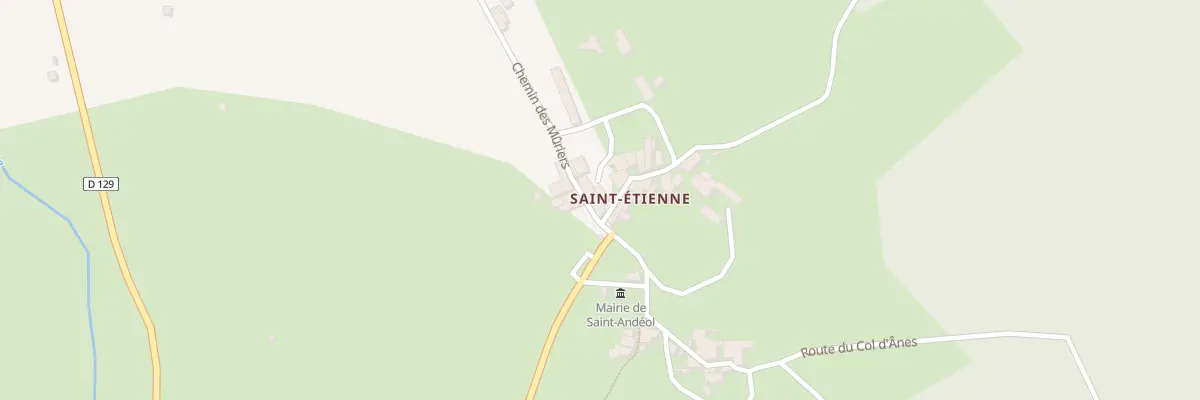 Plan du 1442 Che des Mûriers à Saint-Andéol