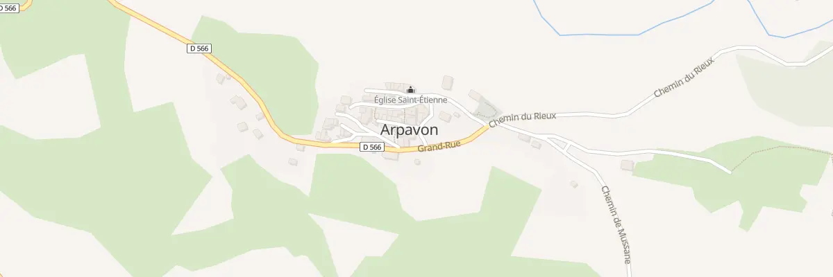 Plan du 5007 Le Village à Arpavon