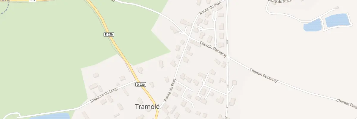 Plan du 173 Rte du Plan à Tramolé