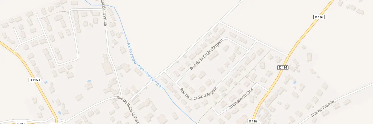 Plan du 35 Rue de la Croix d’Argent à Collonges-et-Premières