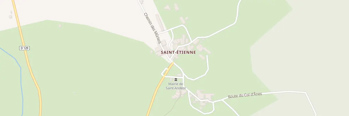 Plan du 1398 Che des Mûriers à Saint-Andéol