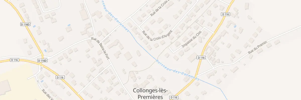 Plan du 21 Rue de la Croix d’Argent à Collonges-et-Premières