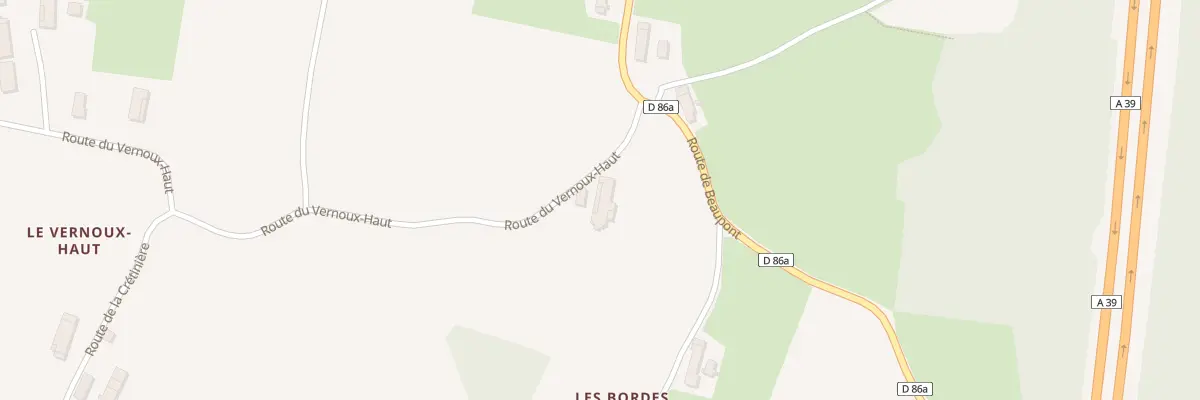 Plan du 5114 Les Bordes à Pirajoux