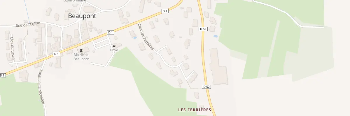 Plan du 149 Clos les Ferrieres à Beaupont