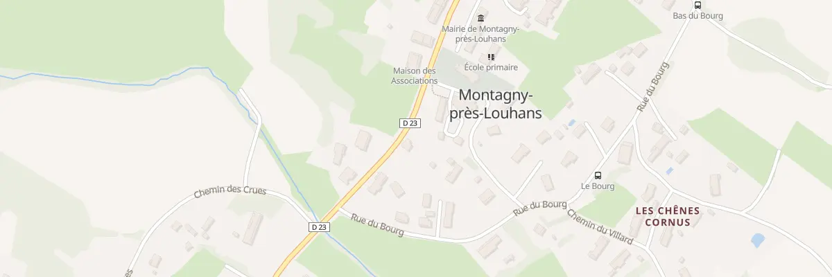 Plan du 1499 Rte de Louhans à Montagny-près-Louhans