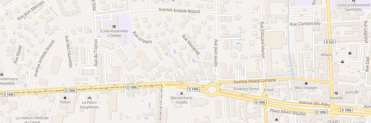 Plan du 27T Av Alsace Lorraine à Bourgoin-Jallieu
