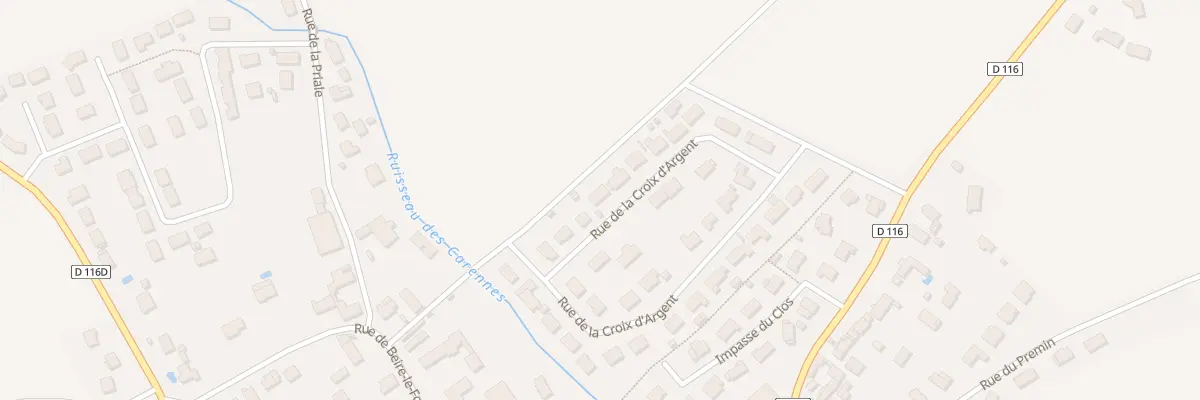 Plan du 37 Rue de la Croix d’Argent à Collonges-et-Premières
