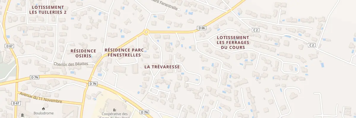 Plan du 26 Rte de Caireval à Lambesc