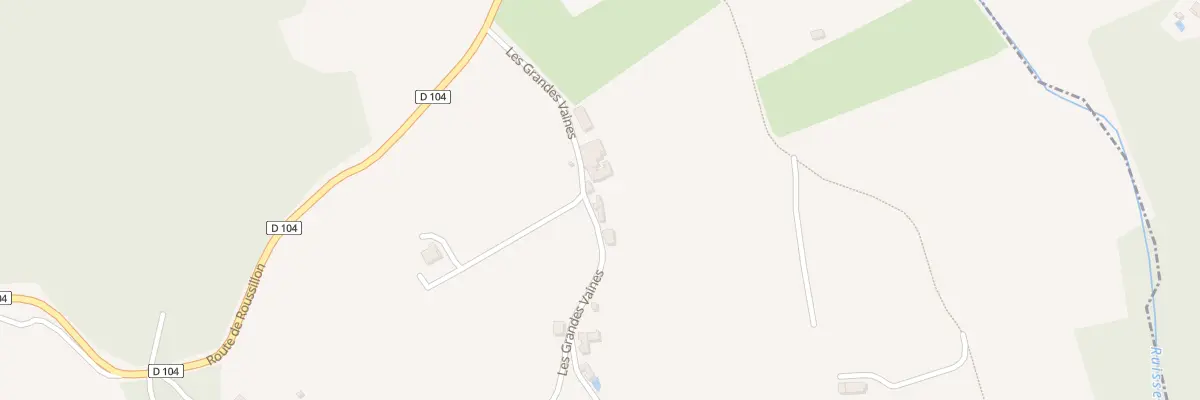 Plan du 5403F Che des Vaines à Goult